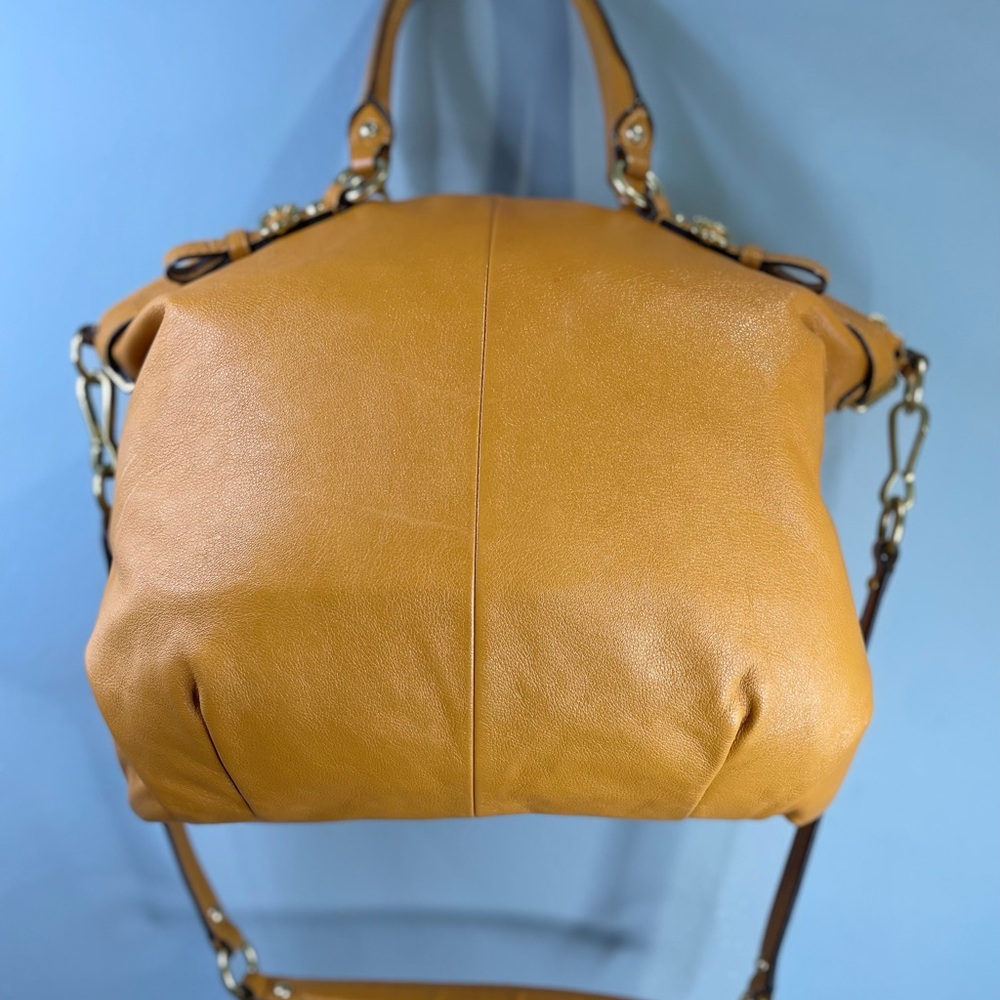 Coach Madison Leather Lindsey Satchel in
Saffron 18641 - Picture 13 of 14